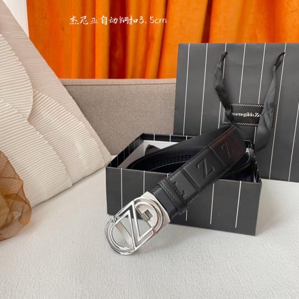 replica,repliche,fake,1:1,earrings,bracelet,ring,jewelry Zegna pelle bovina originale da uomo larghezza 3,5 cm