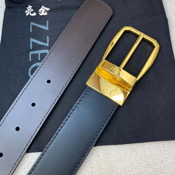 replica,repliche,fake,1:1,earrings,bracelet,ring,jewelry Cintura Zegna da uomo – Larghezza 35MM
