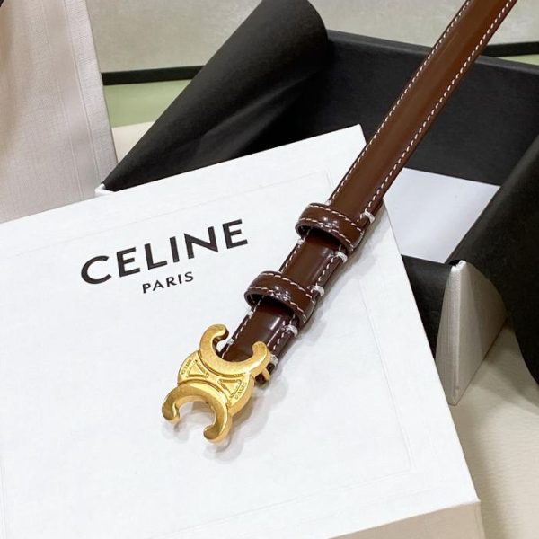 replica,repliche,fake,1:1,earrings,bracelet,ring,jewelry Cintura Celine piccola TRIOMPHE TAURILLON