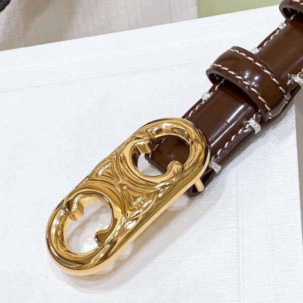 replica,repliche,fake,1:1,earrings,bracelet,ring,jewelry Cintura Celine piccola TRIOMPHE TAURILLON