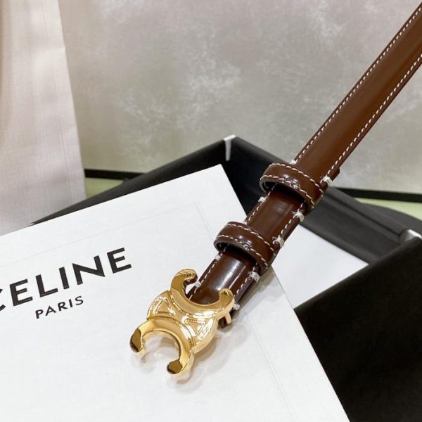 replica,repliche,fake,1:1,earrings,bracelet,ring,jewelry Cintura Celine piccola TRIOMPHE TAURILLON