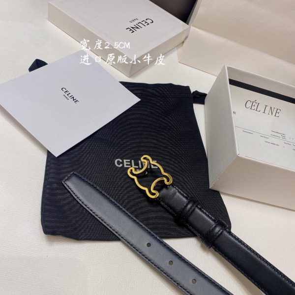 replica,repliche,fake,1:1,earrings,bracelet,ring,jewelry Cintura Celine larghezza 2,5 fibbia originale in oro