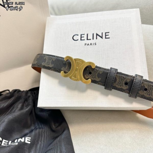replica,repliche,fake,1:1,earrings,bracelet,ring,jewelry Cintura Celine larghezza 2,5 fibbia originale in oro