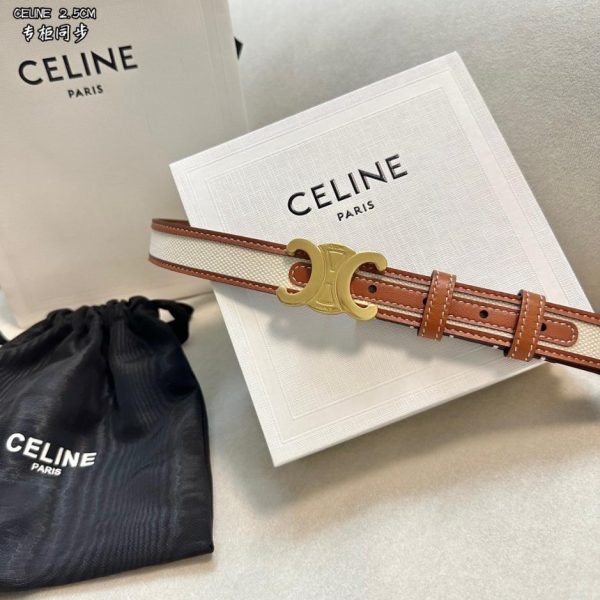 replica,repliche,fake,1:1,earrings,bracelet,ring,jewelry Cintura Celine larghezza 2,5 fibbia originale in oro