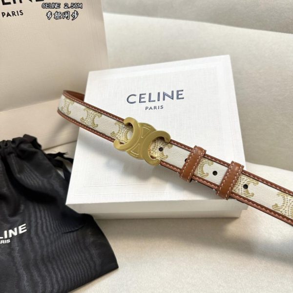 replica,repliche,fake,1:1,earrings,bracelet,ring,jewelry Cintura Celine larghezza 2,5 fibbia originale in oro