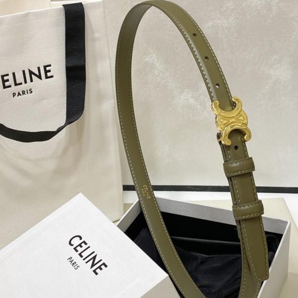 replica,repliche,fake,1:1,earrings,bracelet,ring,jewelry Cintura Celine piccola TRIOMPHE TAURILLON 1,8 cm