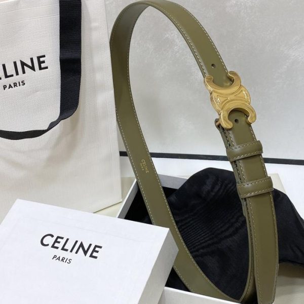 replica,repliche,fake,1:1,earrings,bracelet,ring,jewelry Cintura Celine media TRIOMPHE TAURILLON 2,5 cm