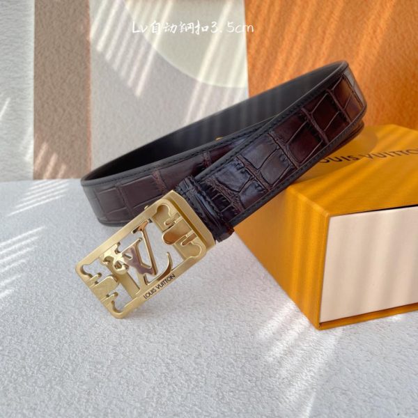 replica,repliche,fake,1:1,earrings,bracelet,ring,jewelry LOUIS VUITTON nuova larghezza in pelle di vitello importata 3.5