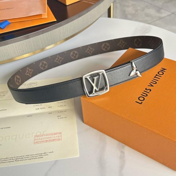 replica,repliche,fake,1:1,earrings,bracelet,ring,jewelry Cintura da donna LOUIS VUITTON in edizione speciale limitata larghezza 3.0