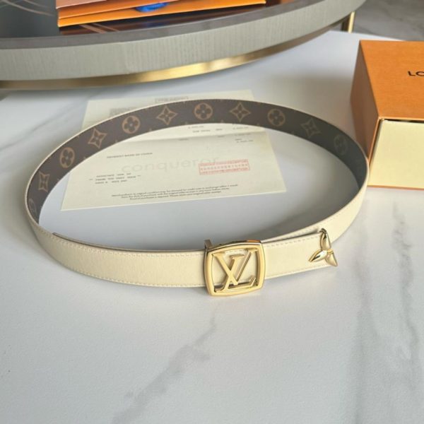 replica,repliche,fake,1:1,earrings,bracelet,ring,jewelry Cintura da donna LOUIS VUITTON in edizione speciale limitata larghezza 3.0