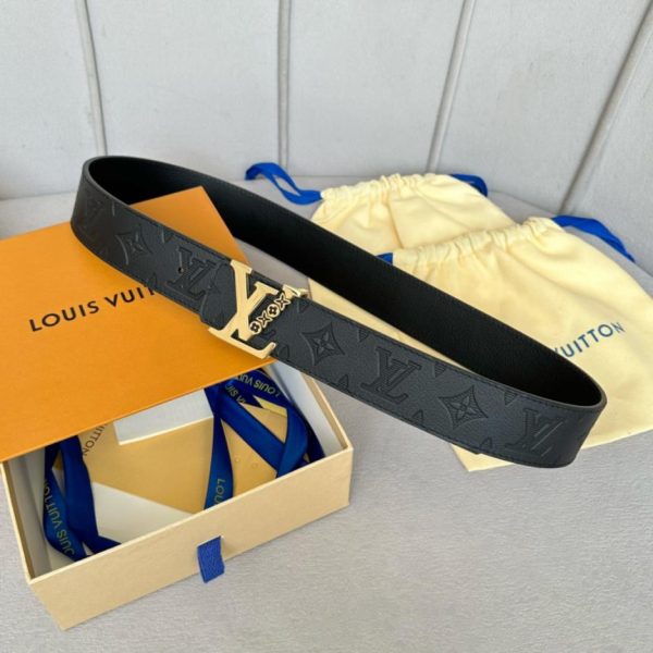 replica,repliche,fake,1:1,earrings,bracelet,ring,jewelry Cintura bifacciale LOUIS VUITTON OEiI larghezza 4.0