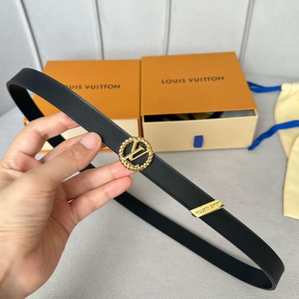 replica,repliche,fake,1:1,earrings,bracelet,ring,jewelry Cintura Classica da Donna LOUIS VUITTON Larghezza 20mm