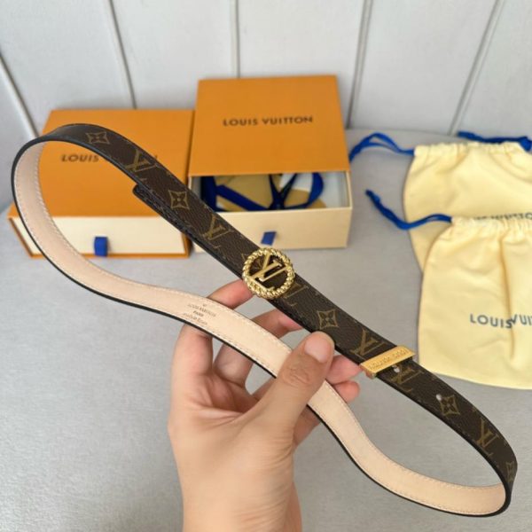 replica,repliche,fake,1:1,earrings,bracelet,ring,jewelry Cintura Classica da Donna LOUIS VUITTON Larghezza 20mm