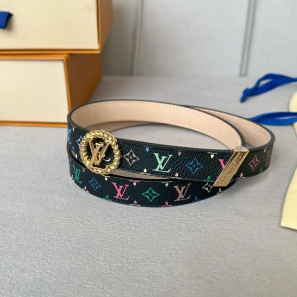 replica,repliche,fake,1:1,earrings,bracelet,ring,jewelry Cintura Classica da Donna LOUIS VUITTON Larghezza 20mm