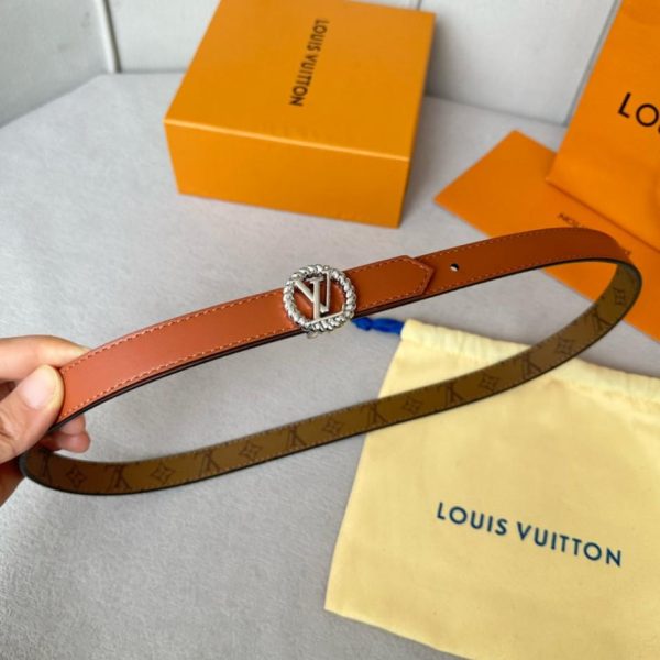 replica,repliche,fake,1:1,earrings,bracelet,ring,jewelry Cintura da donna LOUIS VUITTON S-Lock larghezza 20mm
