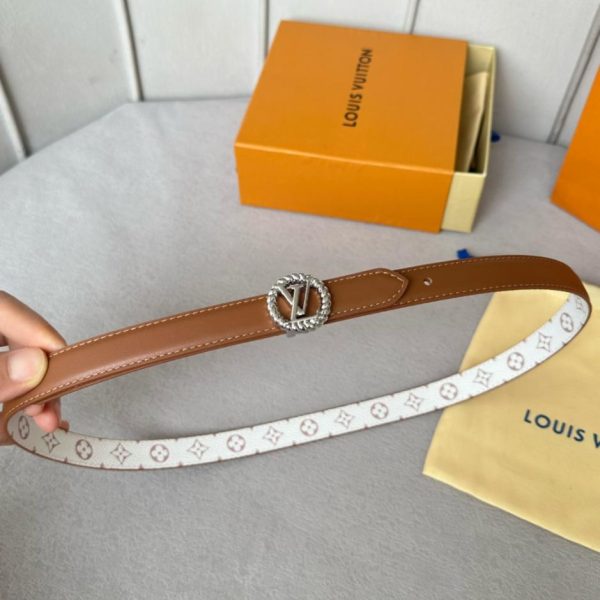 replica,repliche,fake,1:1,earrings,bracelet,ring,jewelry Cintura da donna LOUIS VUITTON S-Lock larghezza 20mm