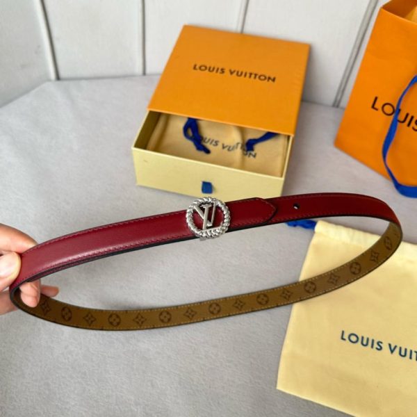 replica,repliche,fake,1:1,earrings,bracelet,ring,jewelry Cintura da donna LOUIS VUITTON S-Lock larghezza 20mm
