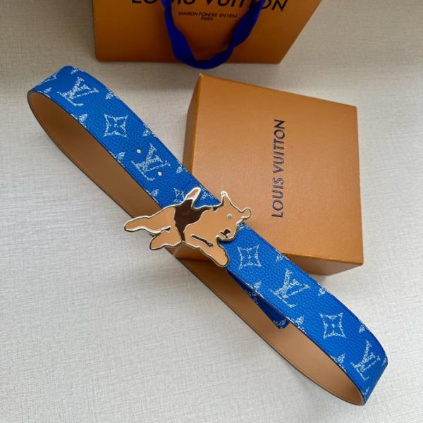 replica,repliche,fake,1:1,earrings,bracelet,ring,jewelry Cintura double face LOUIS VUITTON Initiales