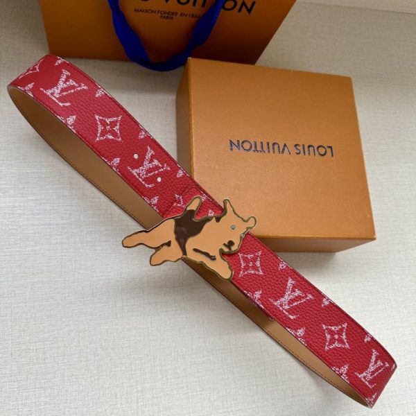 replica,repliche,fake,1:1,earrings,bracelet,ring,jewelry Cintura double face LOUIS VUITTON Initiales