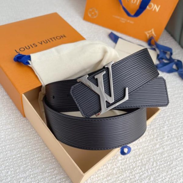 replica,repliche,fake,1:1,earrings,bracelet,ring,jewelry Cintura ondulata ad acqua da uomo LOUIS VUITTON, larghezza 40 mm