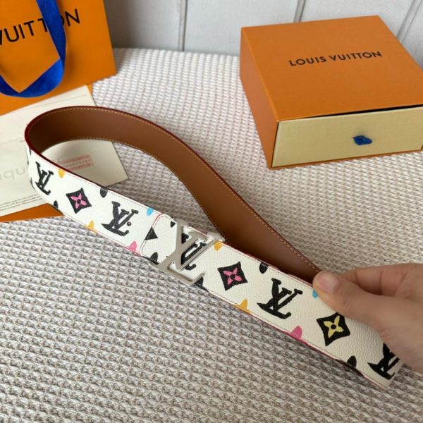 replica,repliche,fake,1:1,earrings,bracelet,ring,jewelry Nuova cintura LOUIS VUITTON da uomo 4.0