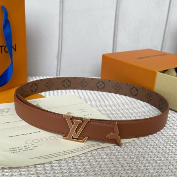 replica,repliche,fake,1:1,earrings,bracelet,ring,jewelry Cintura da donna LOUIS VUITTON in edizione speciale limitata larghezza 3.0