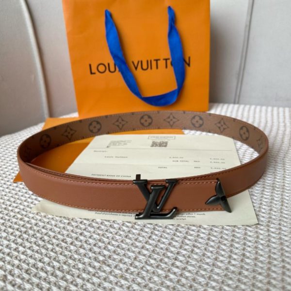 replica,repliche,fake,1:1,earrings,bracelet,ring,jewelry Cintura da donna LOUIS VUITTON in edizione speciale limitata larghezza 3.0