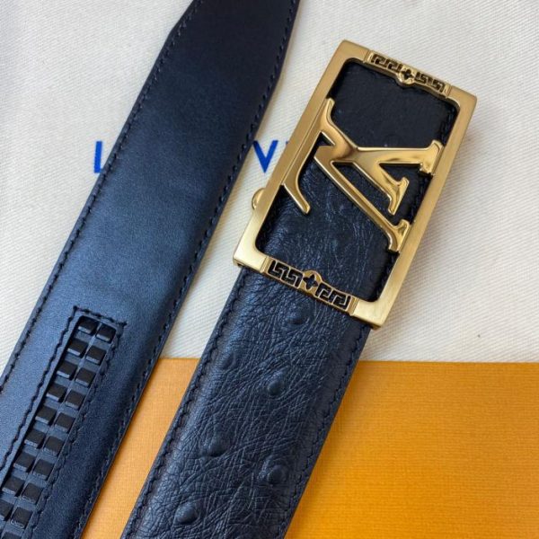 replica,repliche,fake,1:1,earrings,bracelet,ring,jewelry Cintura automatica da uomo LOUIS VUITTON – Larghezza 34 mm