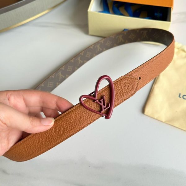 replica,repliche,fake,1:1,earrings,bracelet,ring,jewelry Cintura Classica da Donna LOUIS VUITTON Larghezza 30mm
