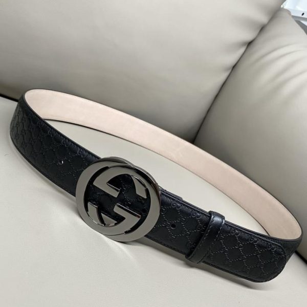 Gucci pelle di vitello importata 4.0 di larghezza