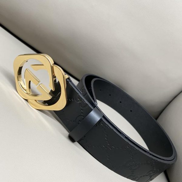 replica,repliche,fake,1:1,earrings,bracelet,ring,jewelry Fibbia a coste Gucci larghezza 4.0