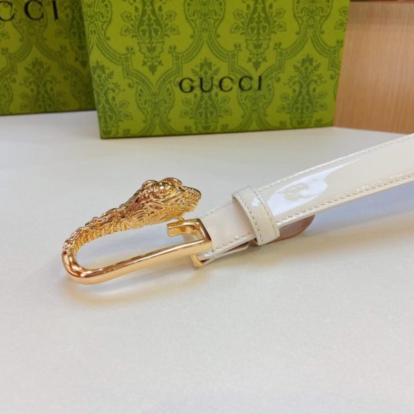 replica,repliche,fake,1:1,earrings,bracelet,ring,jewelry Cintura Gucci in pelle di vitello
