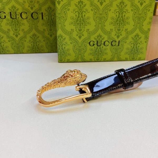 replica,repliche,fake,1:1,earrings,bracelet,ring,jewelry Cintura Gucci in pelle di vitello