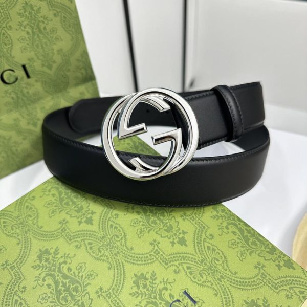 replica,repliche,fake,1:1,earrings,bracelet,ring,jewelry Gucci larghezza 4,0 cm doppia G ad incastro