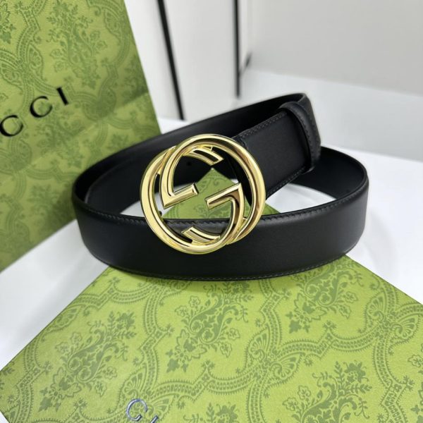 replica,repliche,fake,1:1,earrings,bracelet,ring,jewelry Gucci larghezza 4,0 cm doppia G ad incastro