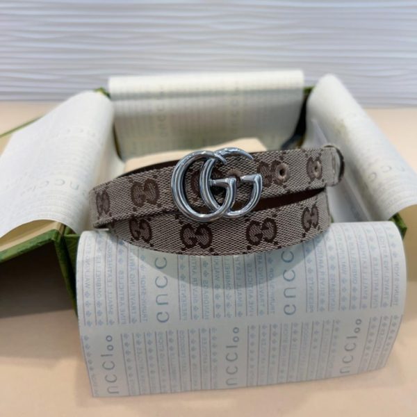 replica,repliche,fake,1:1,earrings,bracelet,ring,jewelry Gucci fibbia doppia G larghezza 2.0