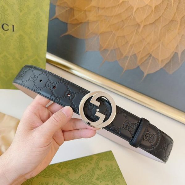 replica,repliche,fake,1:1,earrings,bracelet,ring,jewelry GUCCI nuovo incastro doppio G4.0cm
