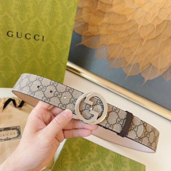 replica,repliche,fake,1:1,earrings,bracelet,ring,jewelry GUCCI nuovo incastro doppio G4.0cm