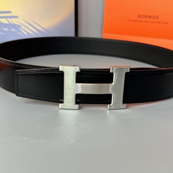 Cintura reversibile Hermes Togo 38 mm