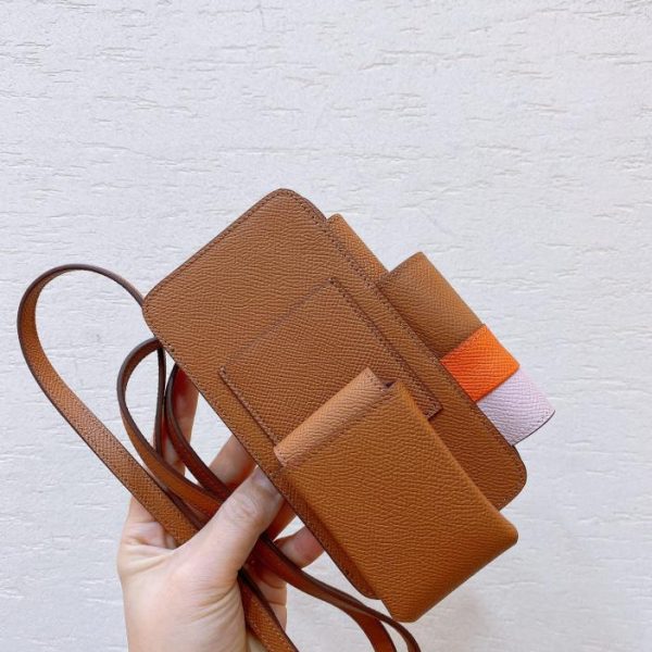 replica,repliche,fake,1:1,earrings,bracelet,ring,jewelry Borsa porta cellulare Hermès
