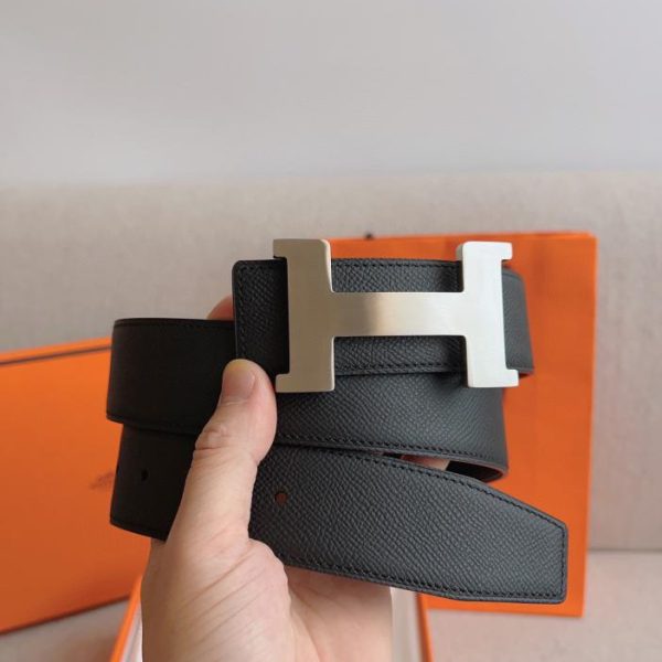 replica,repliche,fake,1:1,earrings,bracelet,ring,jewelry Cintura Hermes in pelle double face 38mm