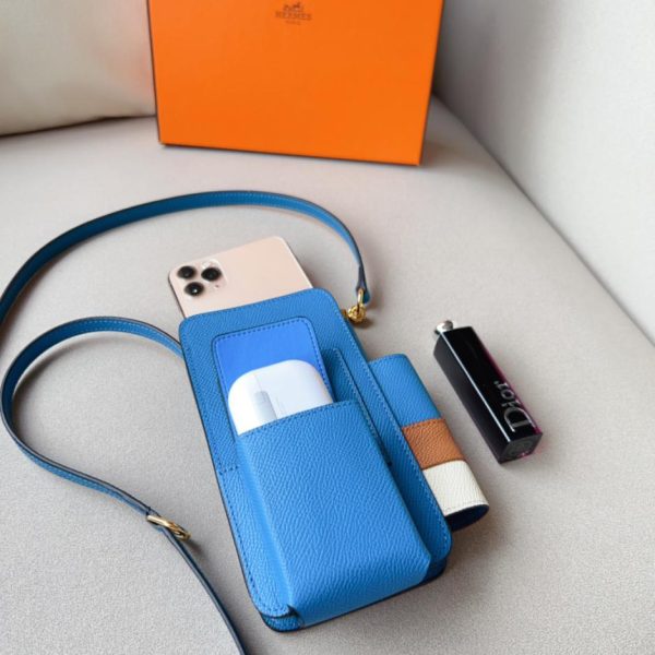 replica,repliche,fake,1:1,earrings,bracelet,ring,jewelry Borsa porta cellulare Hermès