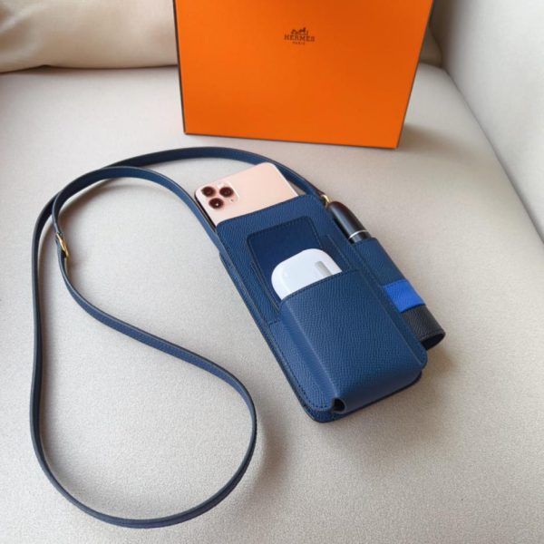 replica,repliche,fake,1:1,earrings,bracelet,ring,jewelry Borsa porta cellulare Hermès