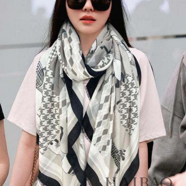 Sciarpa Herm猫s in cashmere