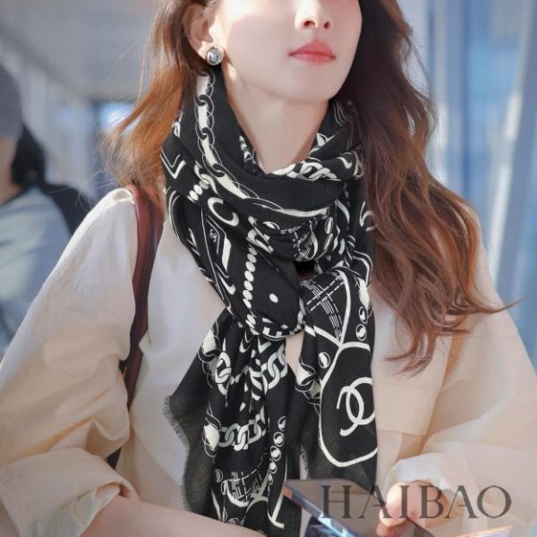 replica,repliche,fake,1:1,earrings,bracelet,ring,jewelry Sciarpa lunga in cashmere Chenel