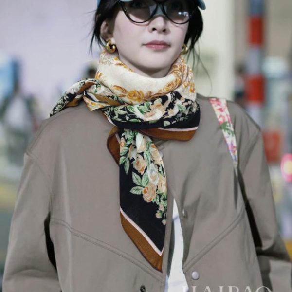Sciarpa quadrata Gucci in cashmere