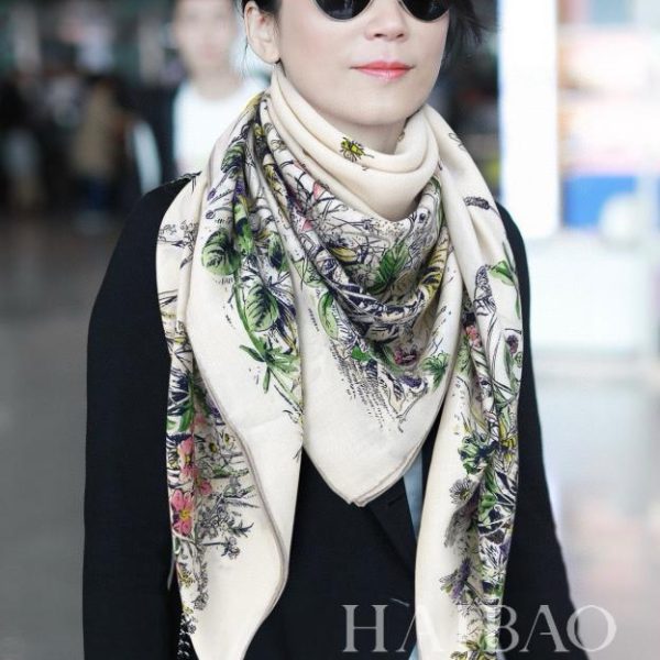 replica,repliche,fake,1:1,earrings,bracelet,ring,jewelry Sciarpa quadrata Dior double face in cashmere bicolore