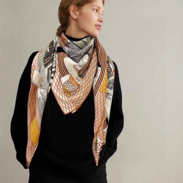 Sciarpa Herm猫s in cashmere