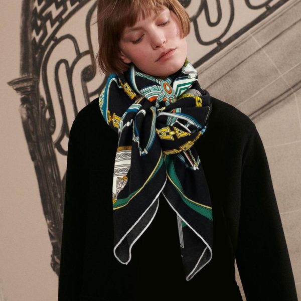 Sciarpa Herm猫s in cashmere