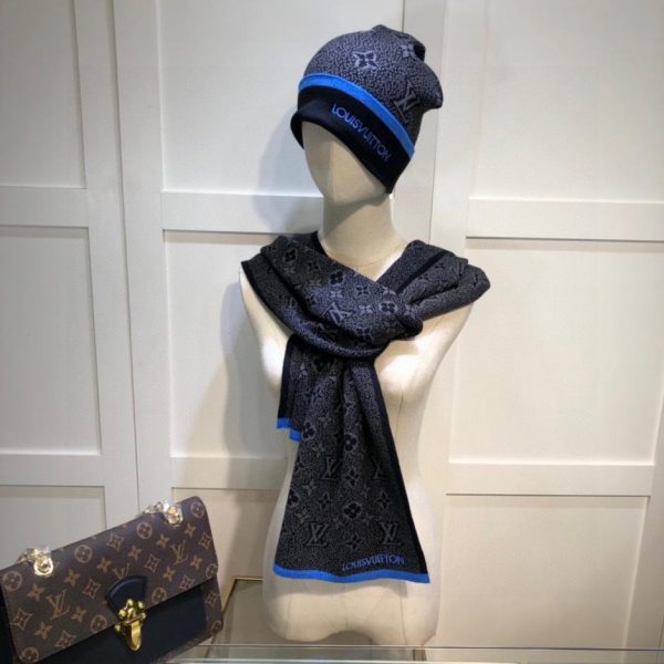 replica,repliche,fake,1:1,earrings,bracelet,ring,jewelry Cappello + sciarpa della serie di abiti Louis Vuitton